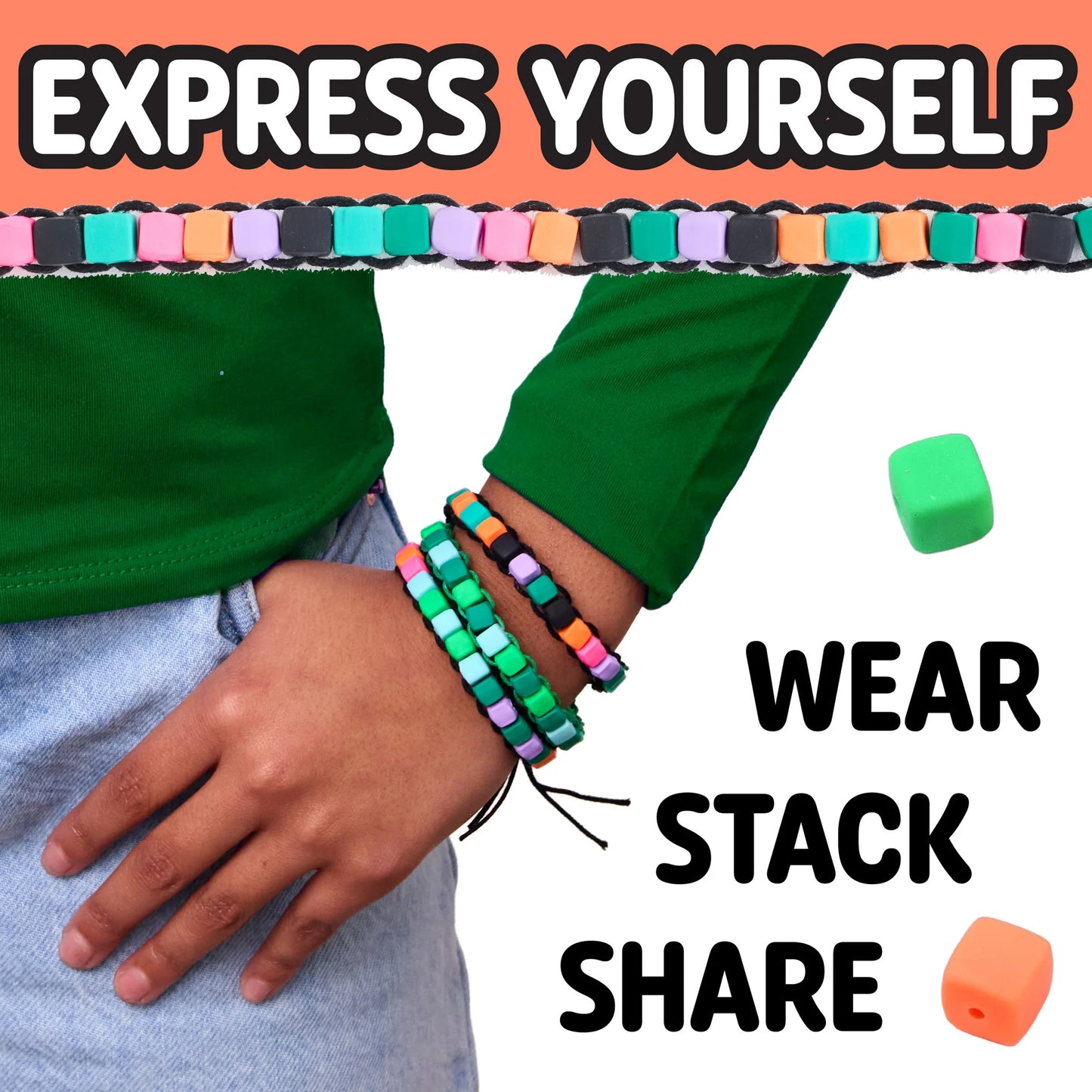 Woven Cube Bracelet Kit - Leah Jean Boutique