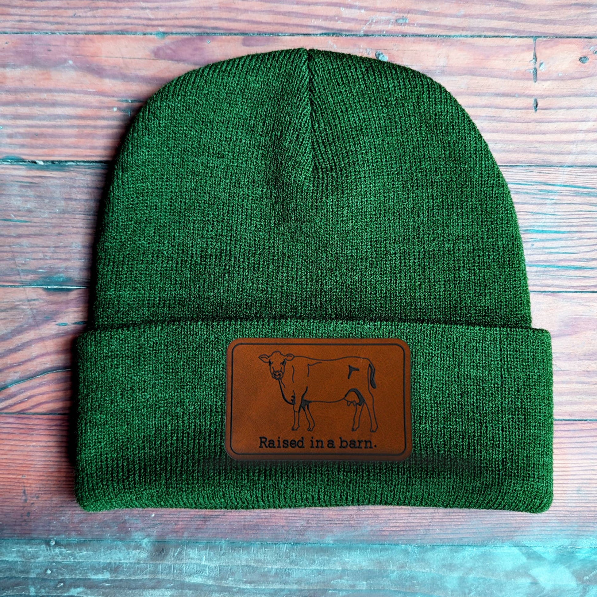 'Raised in a Barn' Beanie - Leah Jean Boutique