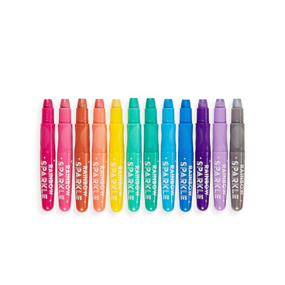 Rainbow Sparkle Metallic Watercolor Gel Crayons