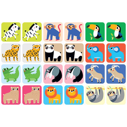 Suuuper Size Memory Game Wild Animals 2+ jumbo floor game