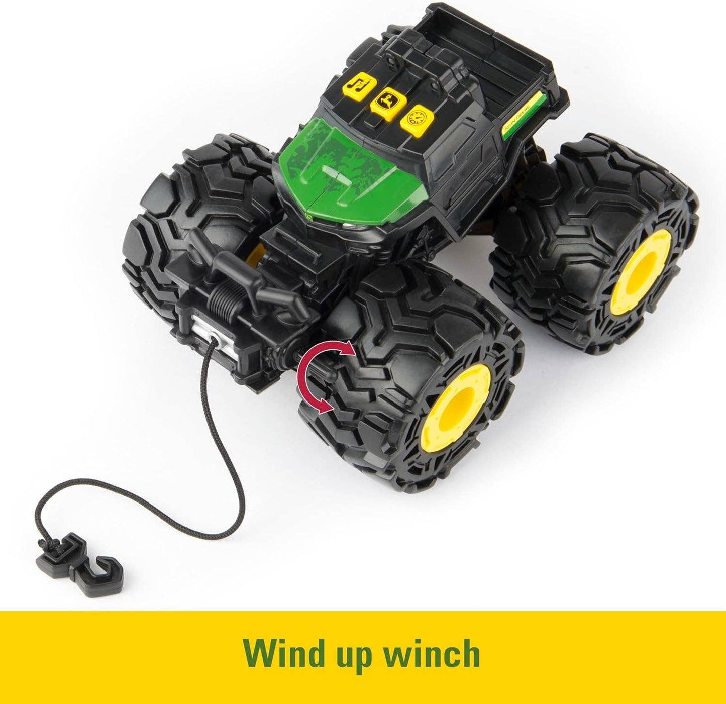 TOMY 6 Inch John Deere Toddler Toys Monster Treads Gator - Leah Jean Boutique