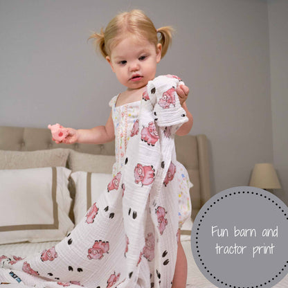 How We Roll Baby Swaddle Blanket - Leah Jean Boutique