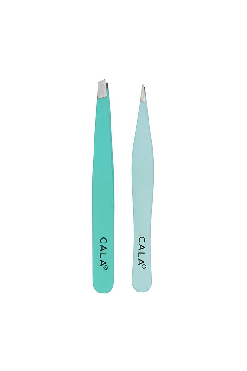 Soft Touch Tweezer Duo Set Mint - Leah Jean Boutique