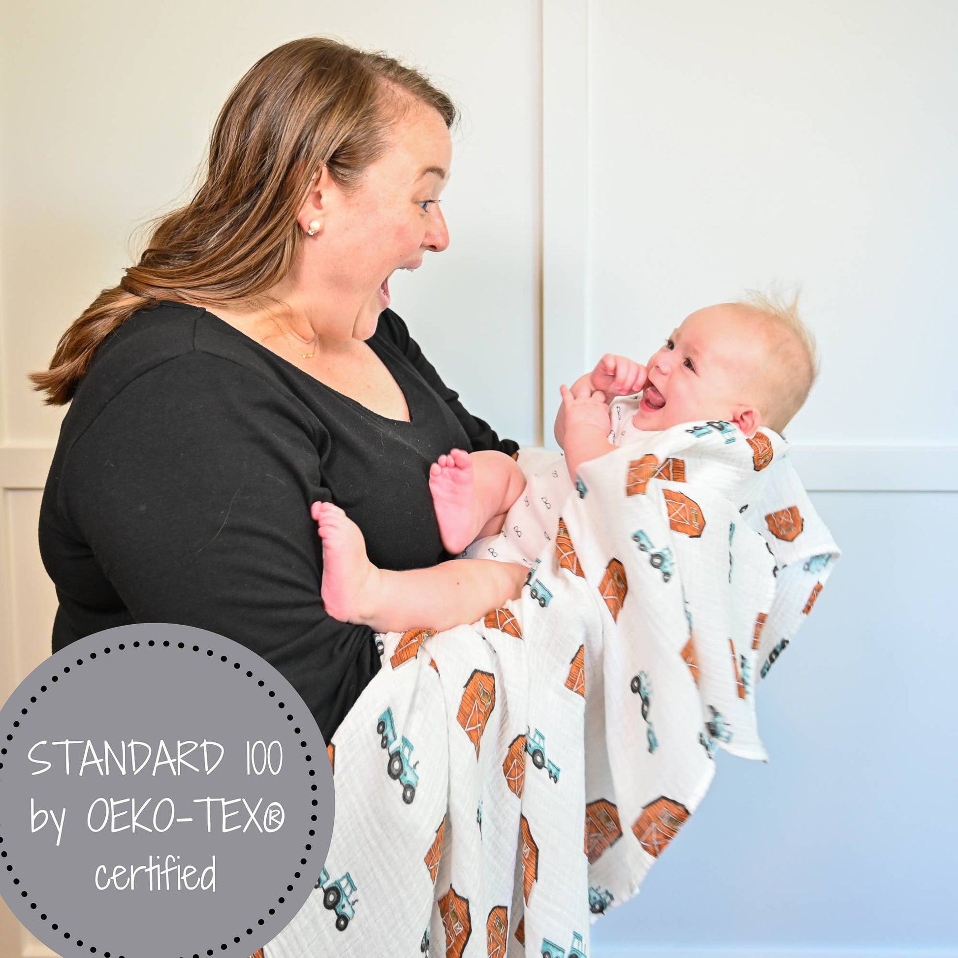 How We Roll Baby Swaddle Blanket - Leah Jean Boutique