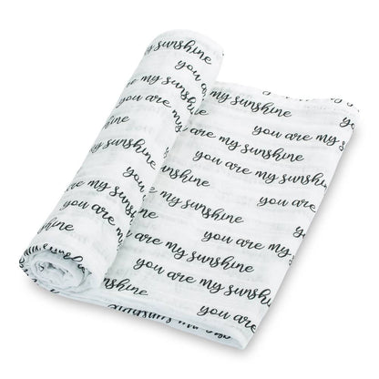 You Are My Sunshine Baby Swaddle Blanket - Leah Jean Boutique