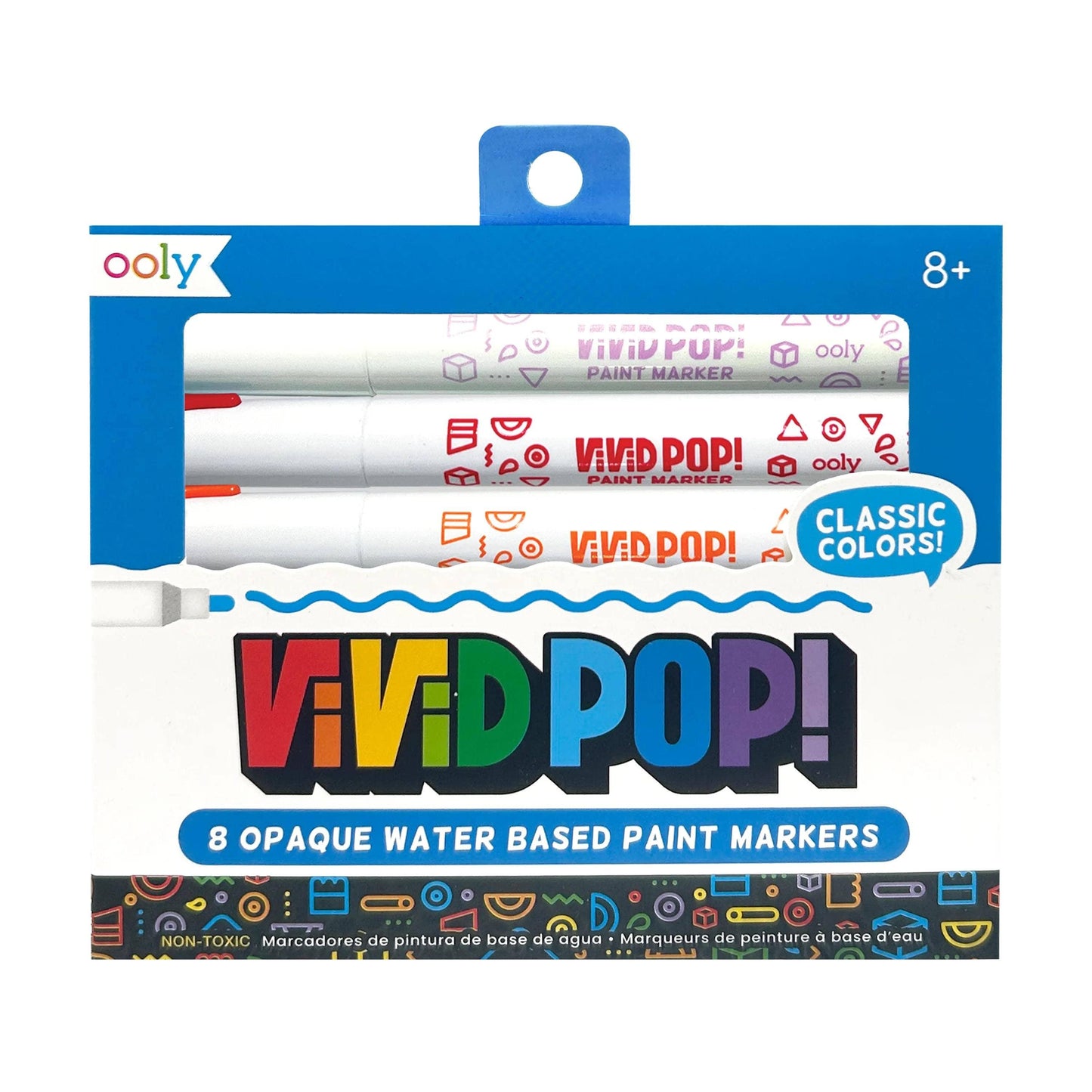 Vivid Pop! Water Based Paint Markers - 8 Colors - Leah Jean Boutique