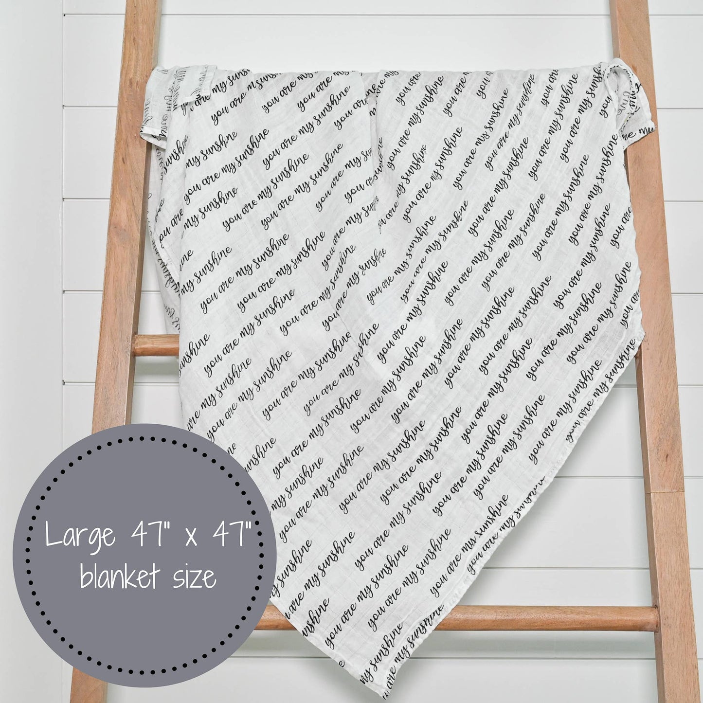 You Are My Sunshine Baby Swaddle Blanket - Leah Jean Boutique