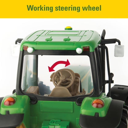 TOMY 1:16 John Deere Big Farm Tractor with Lights & Sounds - Leah Jean Boutique