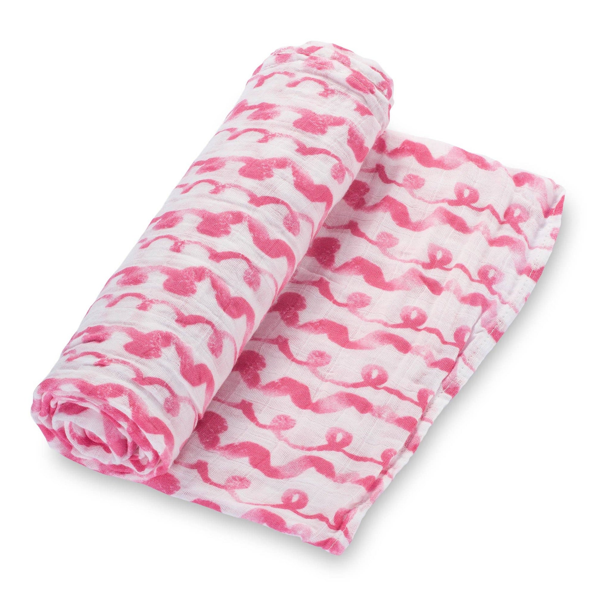 On Wednesdays We Wear Pink  Baby Swaddle Blanket - Leah Jean Boutique