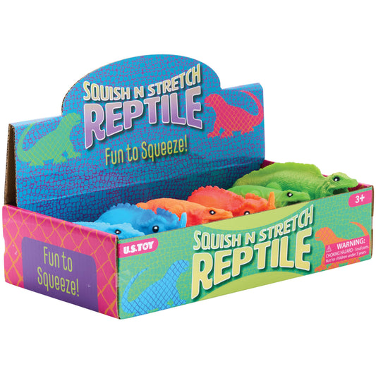 Squish & Stretch Reptile Toys 12-Unit Display - Leah Jean Boutique