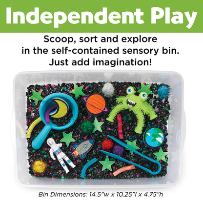 Sensory Bin Outer Space Activity Bin for Kids