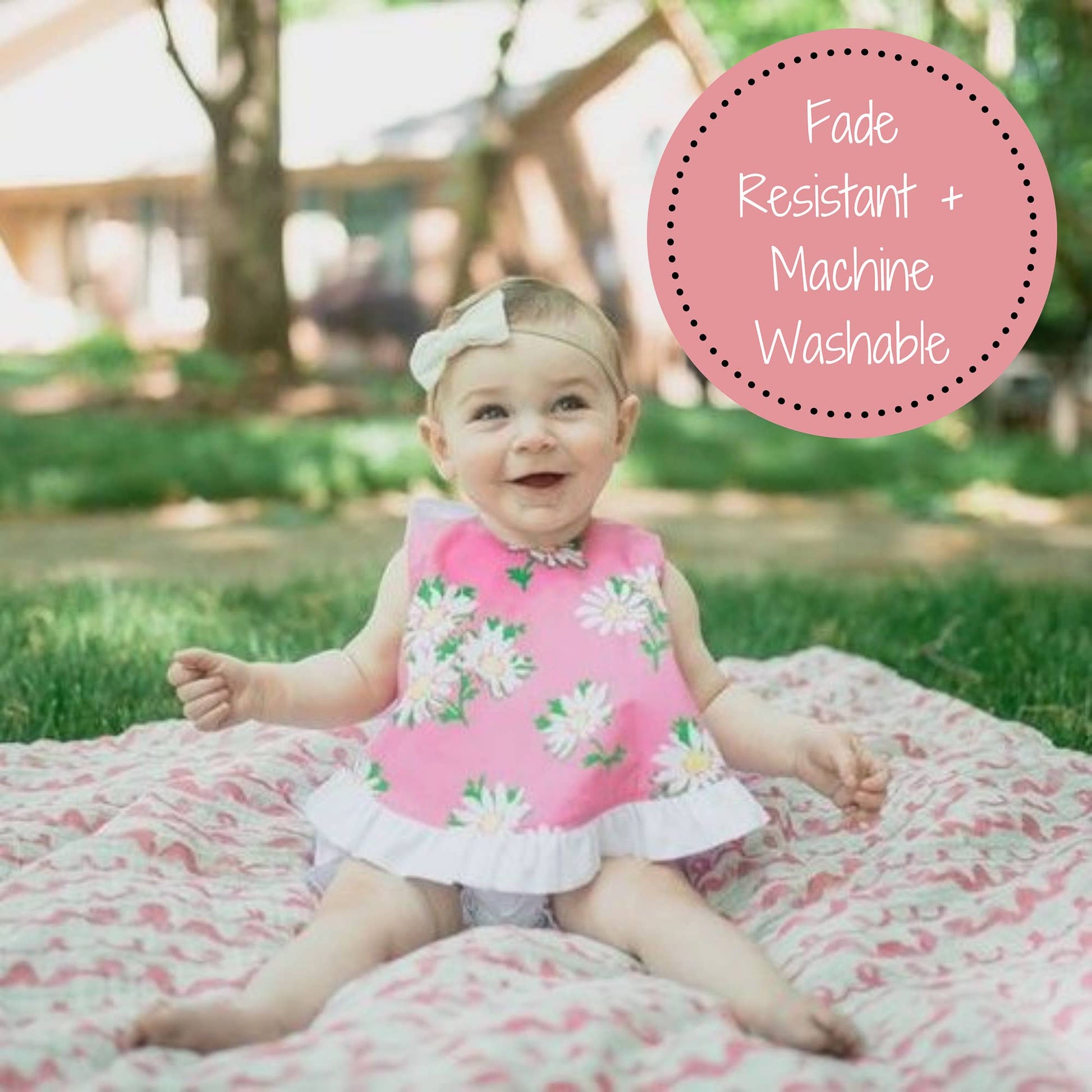 On Wednesdays We Wear Pink  Baby Swaddle Blanket - Leah Jean Boutique