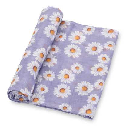 Beautiful Daisy Baby Swaddle Blanket