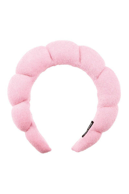 Pink Spa Headband & Wristband Set - Leah Jean Boutique