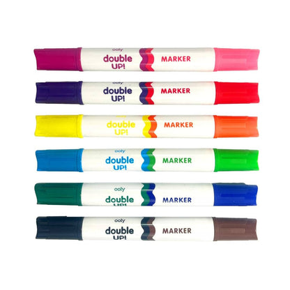 Double Up! Double Ended Markers - Set of 6/12 Colors