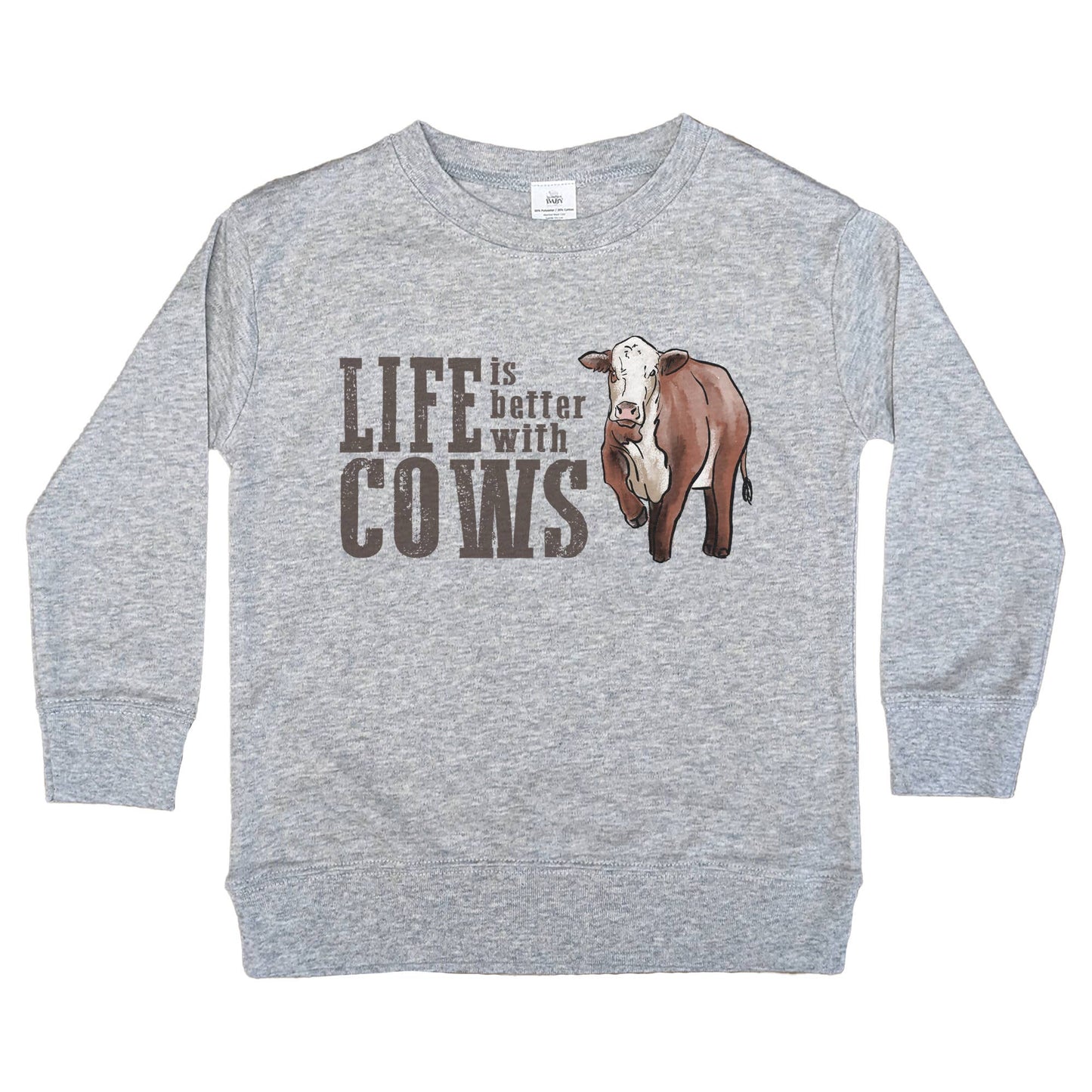 Life is Better with Cows Long Sleeve Shirt - Leah Jean Boutique