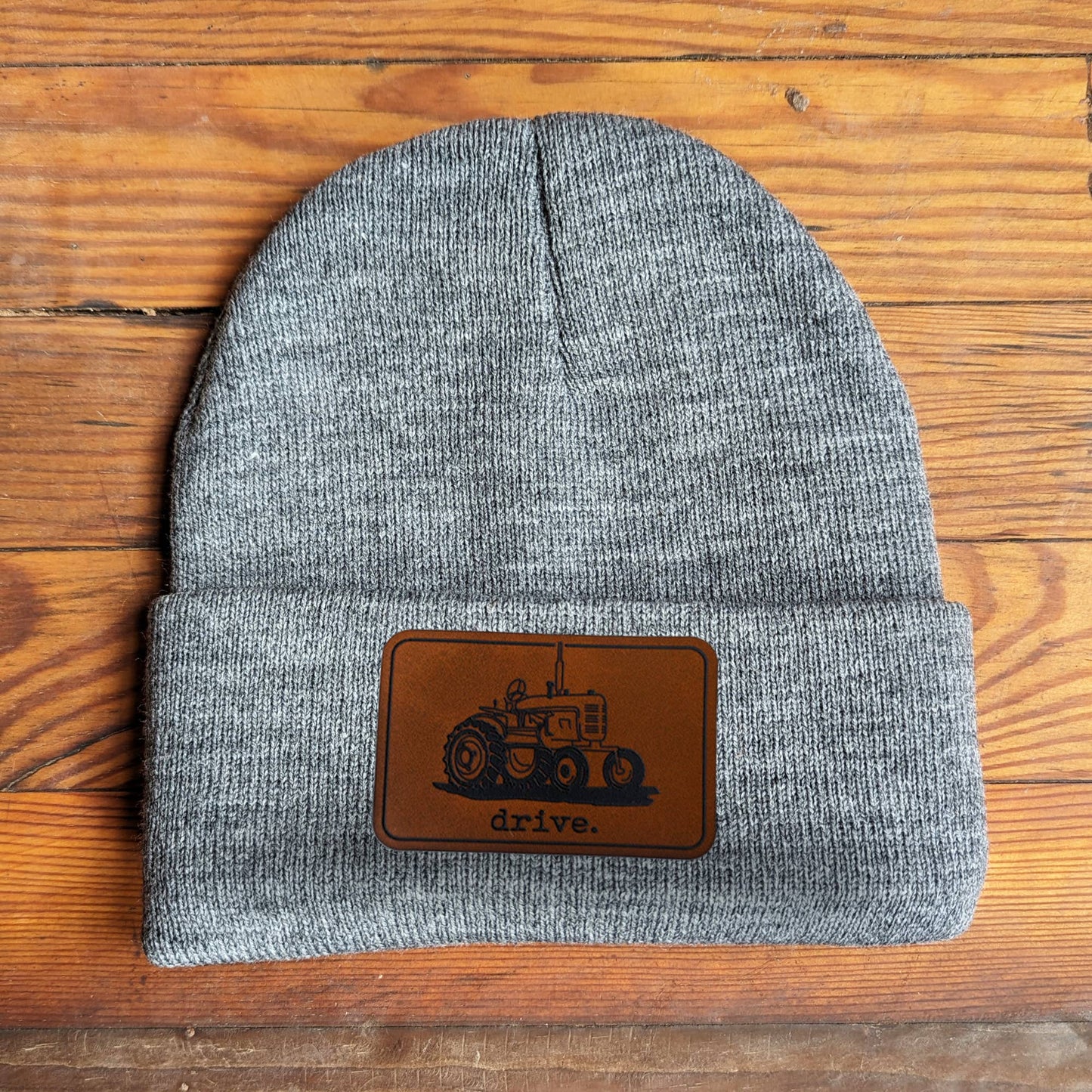 "Drive" Farm Tractor Kid Beanie Country Fall