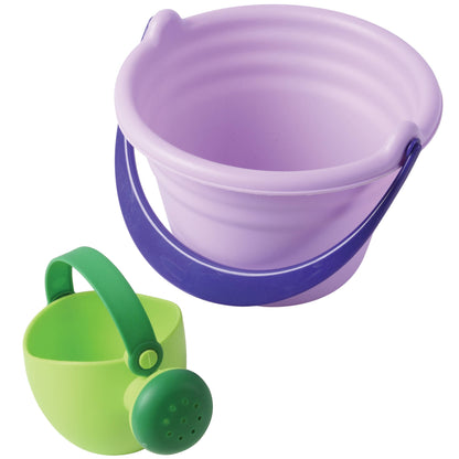 Soft Bucket Sand Toys 6-piece Set - Leah Jean Boutique