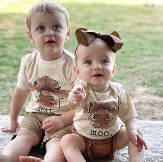 MOO Cow Farm Country Western Fall 2024 Baby Clothing