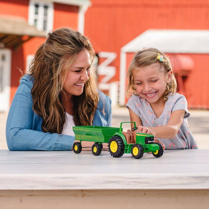 TOMY John Deere Kids Tractor Wagon Set - 8 Inch - Leah Jean Boutique