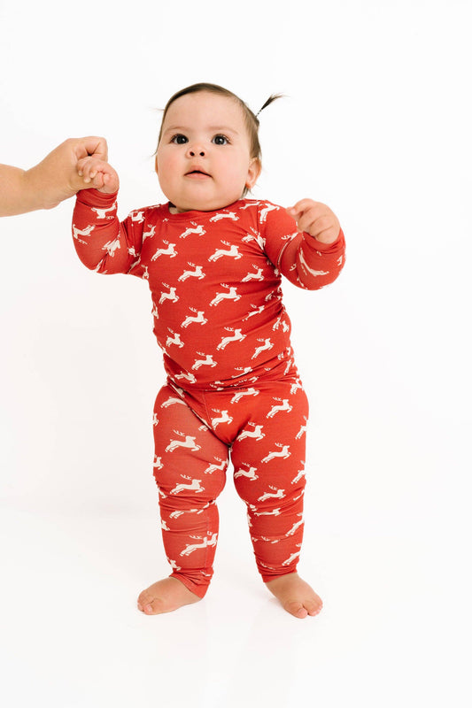 Reindeer Bamboo Set - Leah Jean Boutique