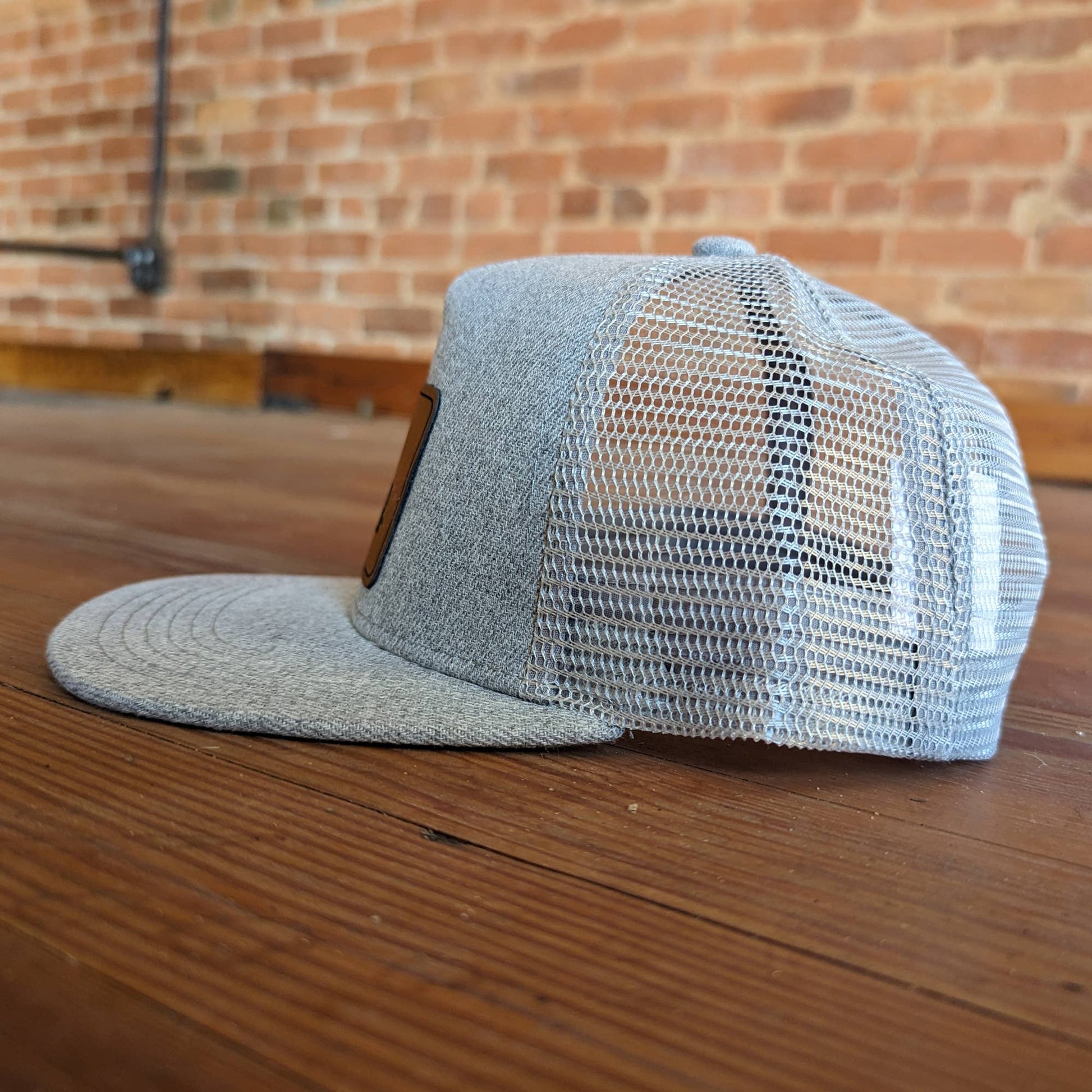 Grey Trucker Hat for Outdoor Nature Kids - Leah Jean Boutique