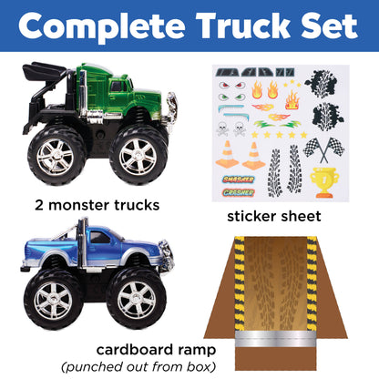 Decorate 2 Monster Trucks Craft Kit