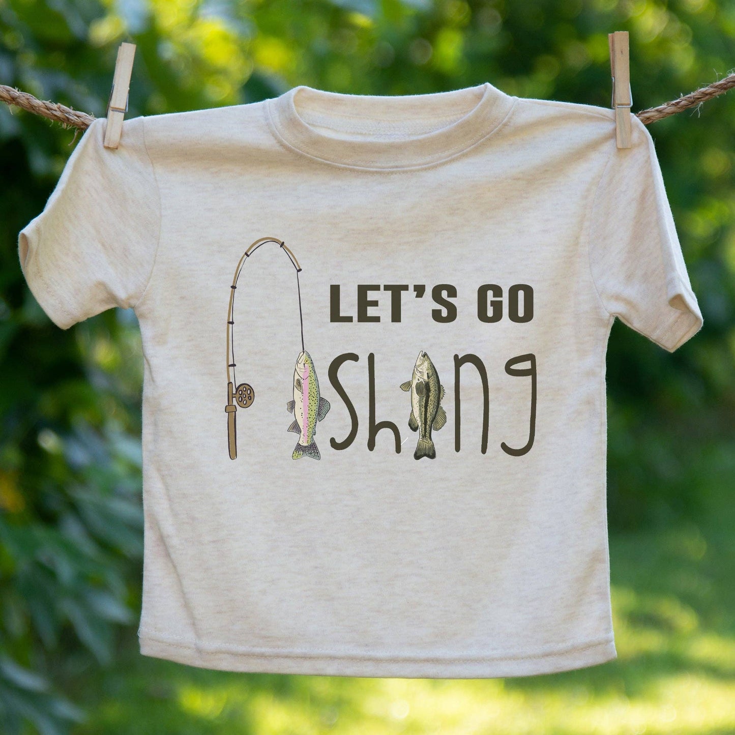 Let's Go Fishing T-shirt - Leah Jean Boutique