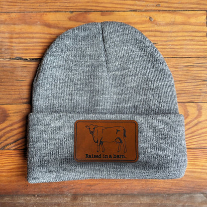 'Raised in a Barn' Beanie - Leah Jean Boutique