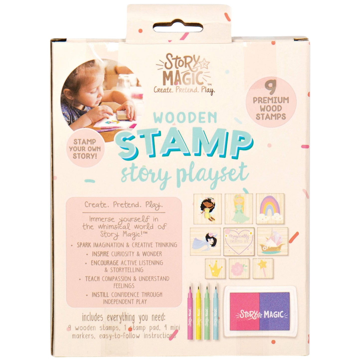 Mini Wooden Stamp Set - Leah Jean Boutique