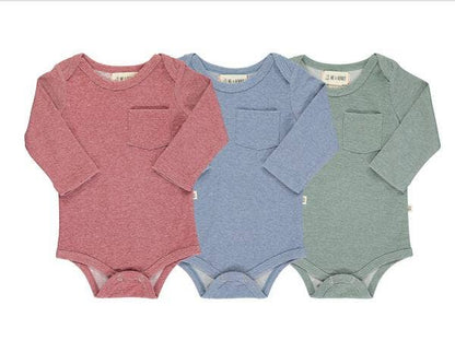 TELLICO solid cotton triple pack onesies