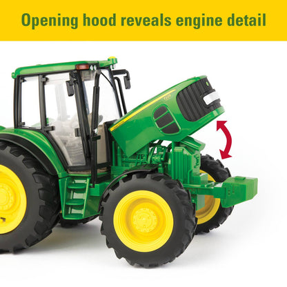 TOMY 1:16 John Deere Big Farm Tractor with Lights & Sounds - Leah Jean Boutique