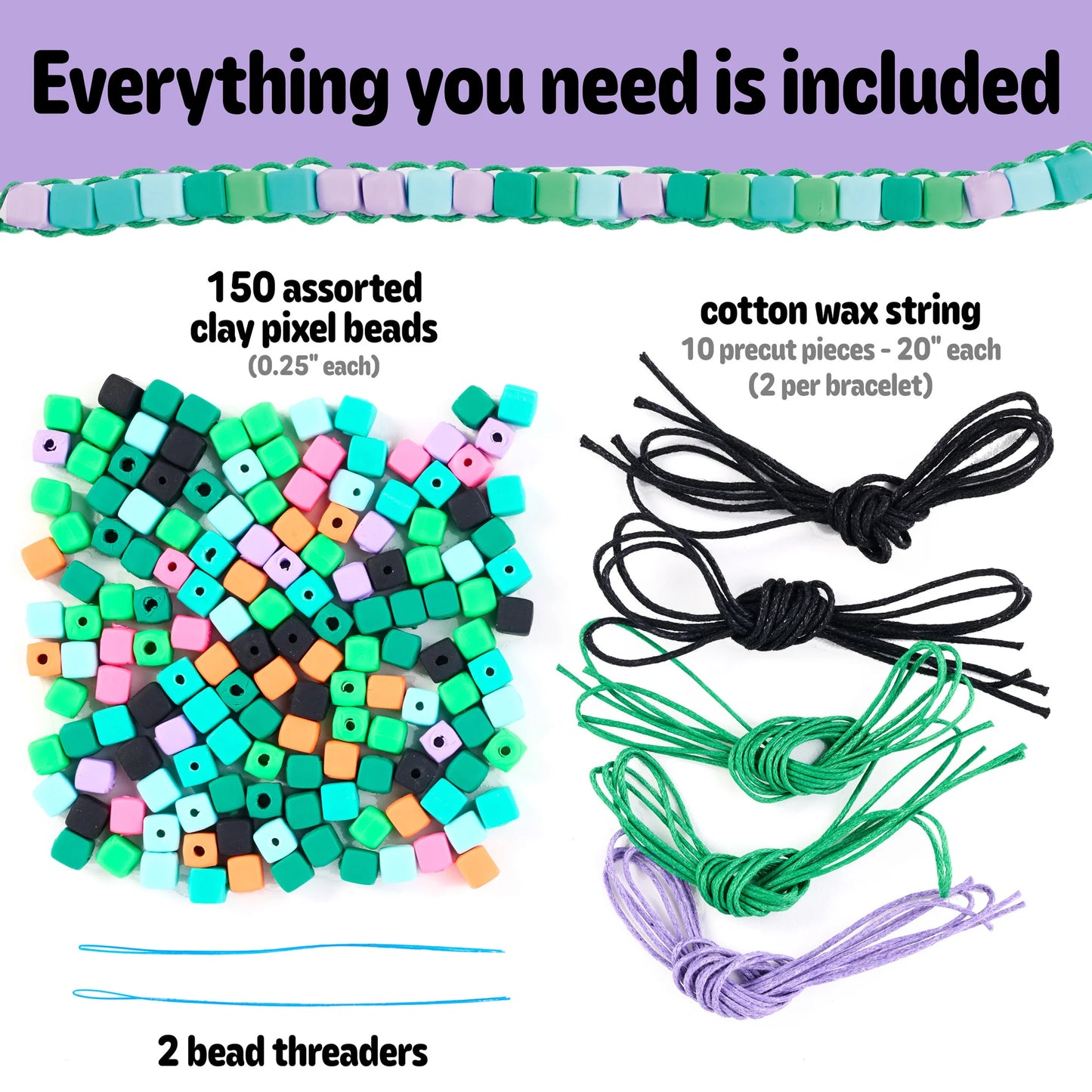 Woven Cube Bracelet Kit - Leah Jean Boutique