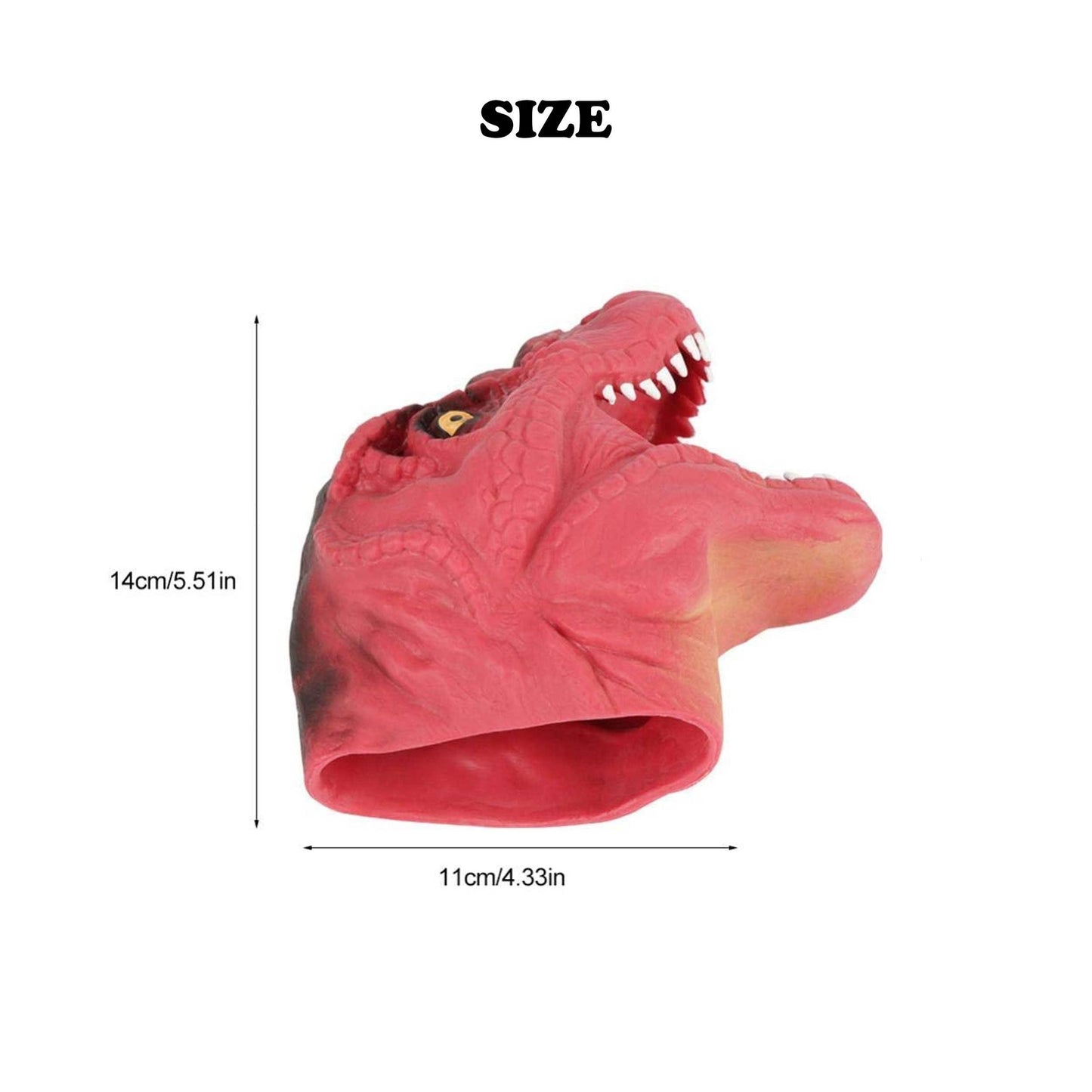 Dinosaur Head Hand Puppet Kids Toy