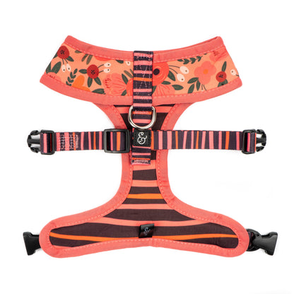 Posy Pink Reversible Harness - Leah Jean Boutique