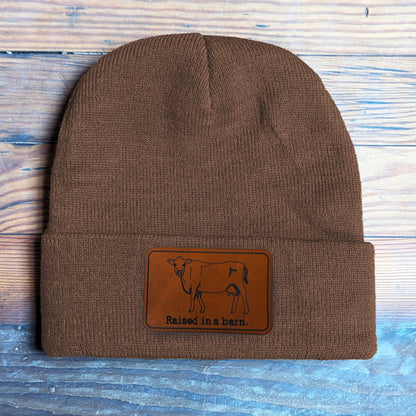 'Raised in a Barn' Beanie - Leah Jean Boutique