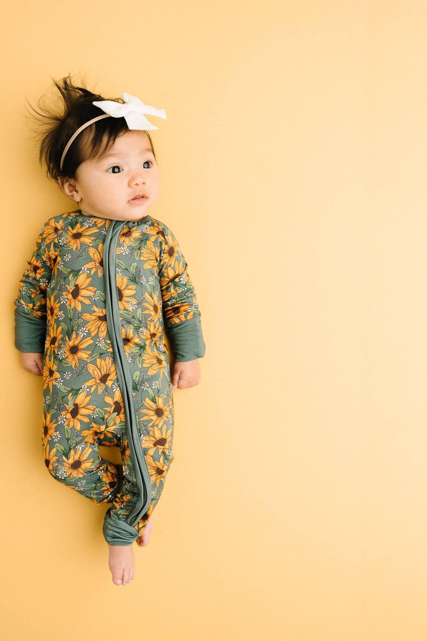 Sunflower Meadow Bamboo Sleeper - Leah Jean Boutique