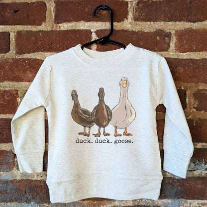 "Duck, Duck Goose" Long Sleeve Shirt - Leah Jean Boutique