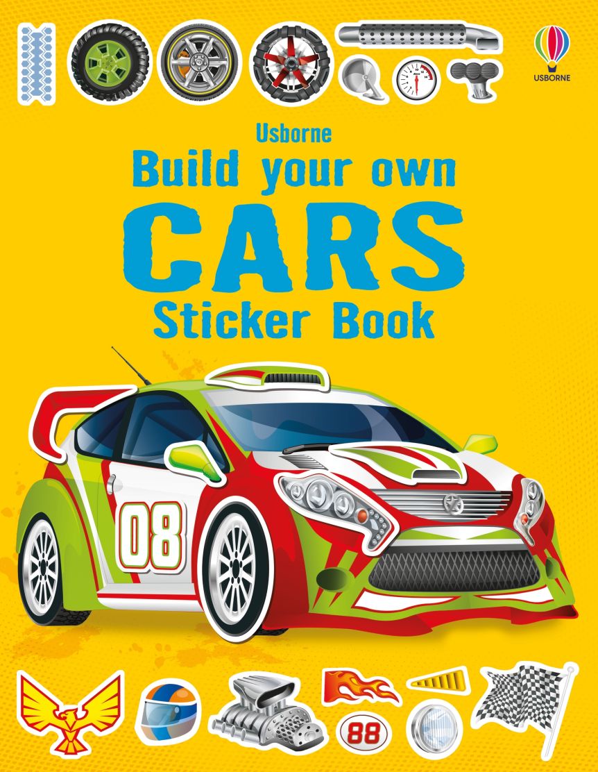 Build Your Own - Cars Sticker Book