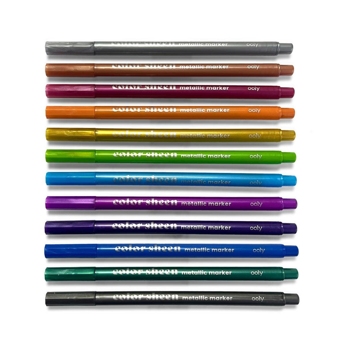 Color Sheen Metallic Markers - Set of 12