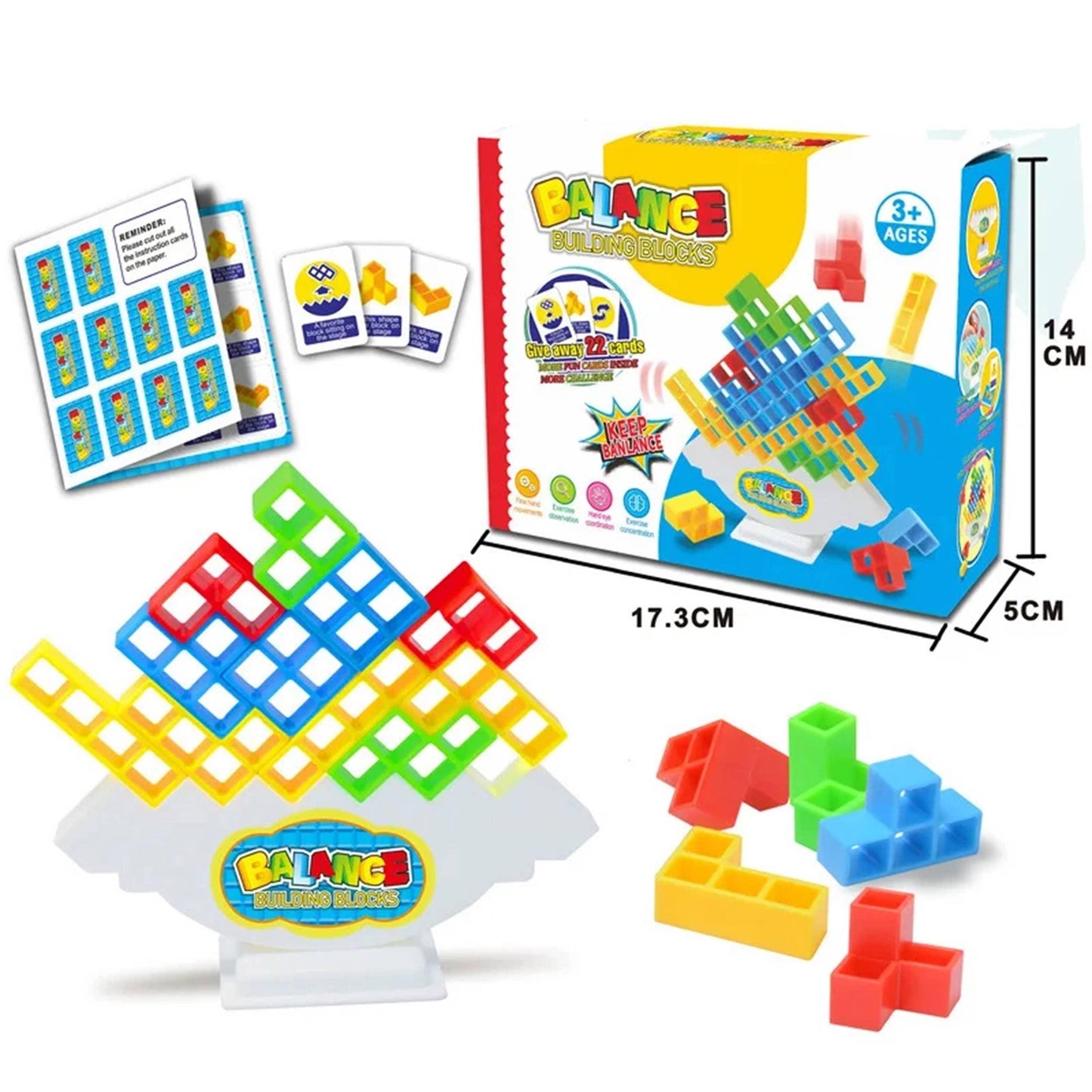 Building Block Balancing & Standing Block Game Toy