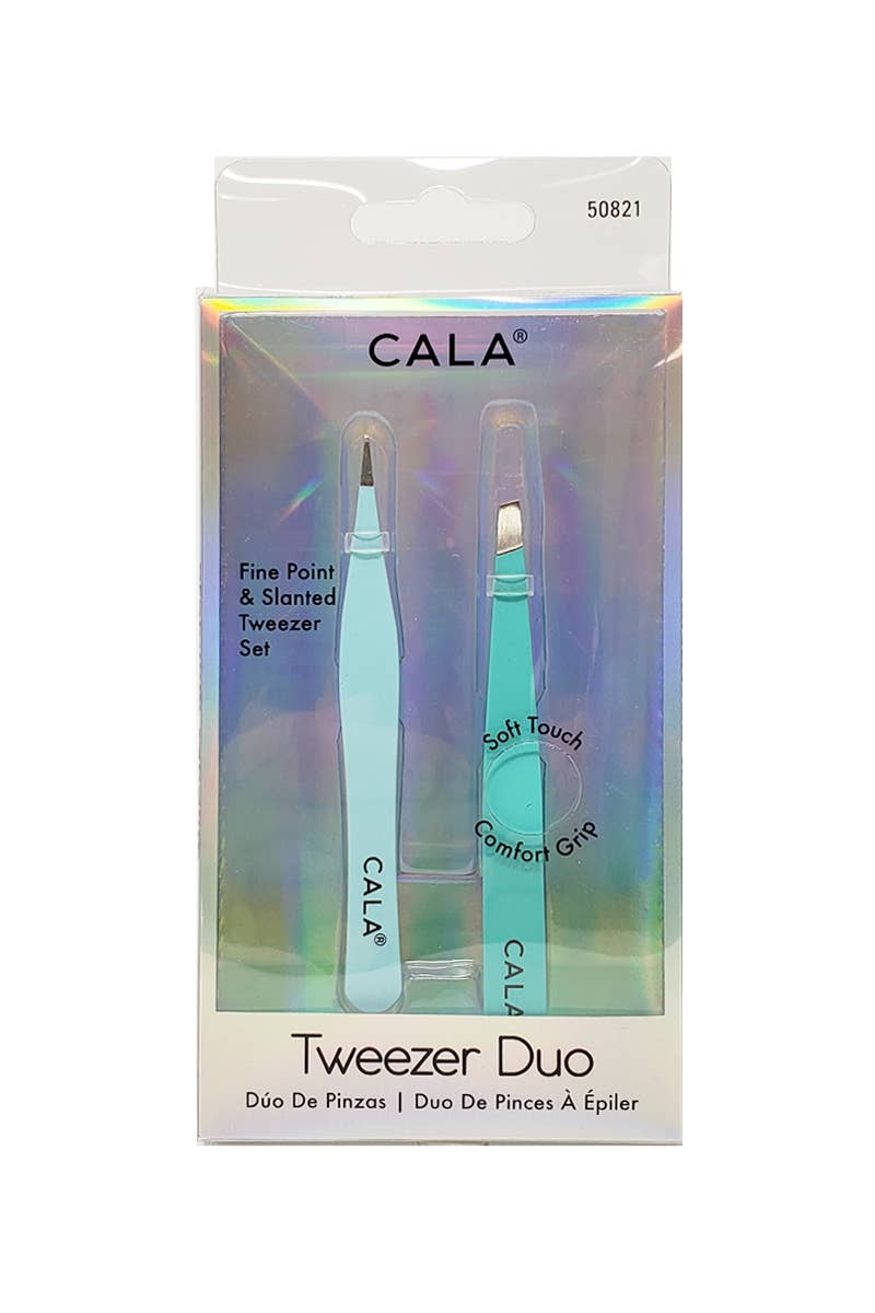 Soft Touch Tweezer Duo Set Mint - Leah Jean Boutique