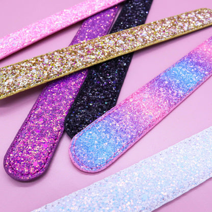 Sparkly Glitter Slap Bracelets - Leah Jean Boutique