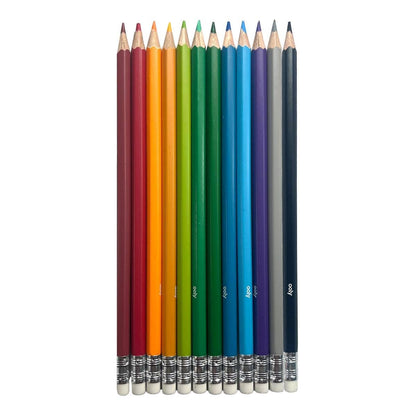Incontournables ! Crayons de couleur effaçables - (Ensemble de 12)