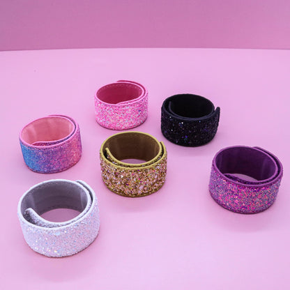 Sparkly Glitter Slap Bracelets - Leah Jean Boutique