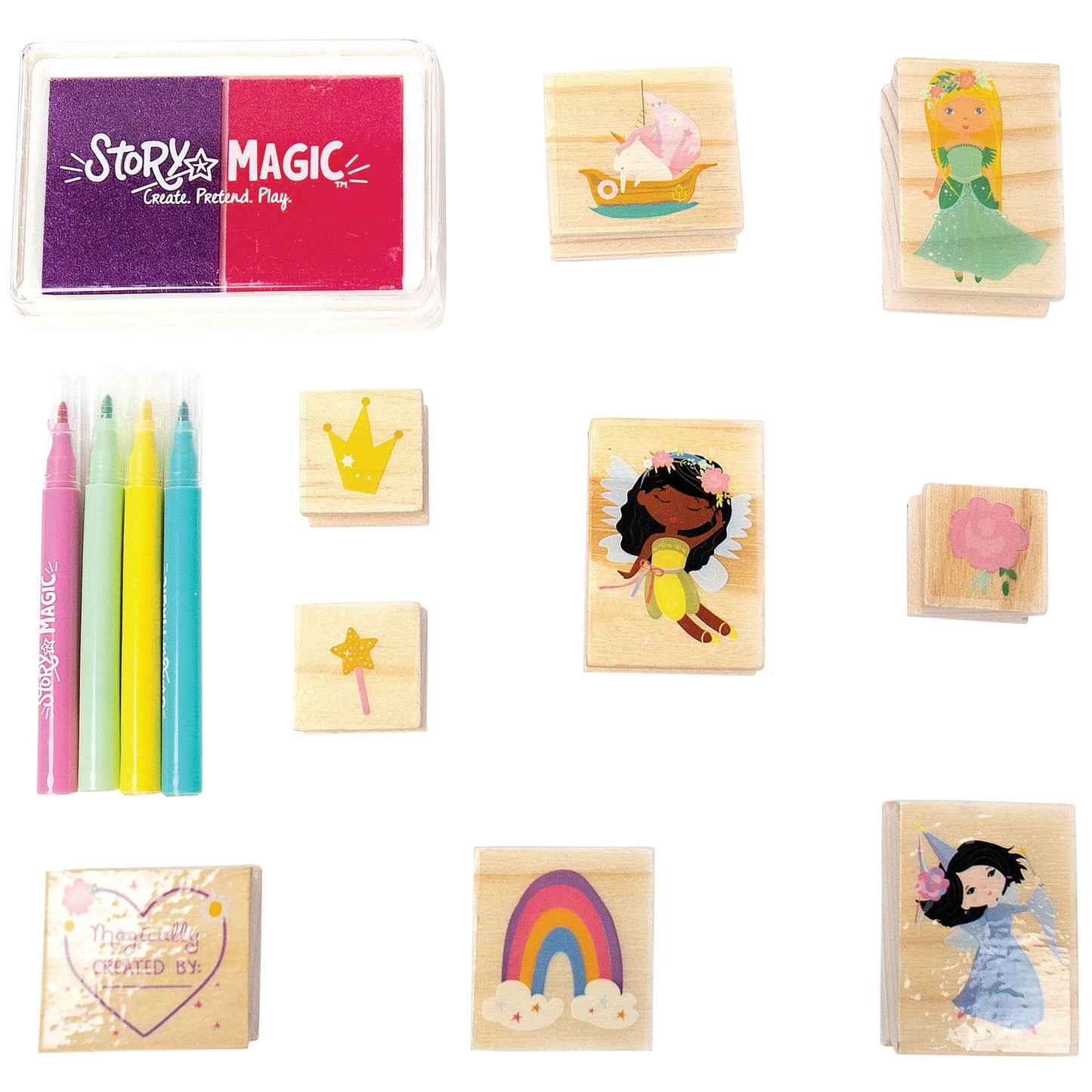 Mini Wooden Stamp Set - Leah Jean Boutique