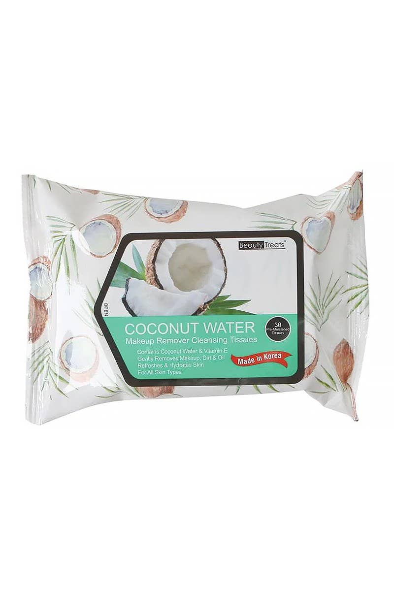 Coconut Makeup Remover Wipes - Leah Jean Boutique