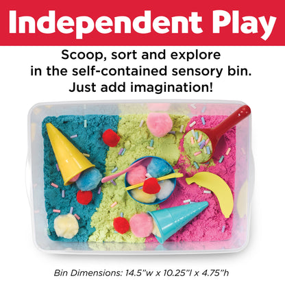 Sensory Bin Ice Cream Shop Activity Bin for Kids