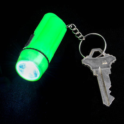 2" Plastic Flashlight Keychain