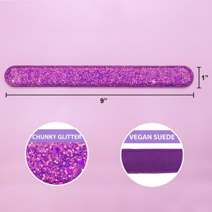 Sparkly Glitter Slap Bracelets - Leah Jean Boutique